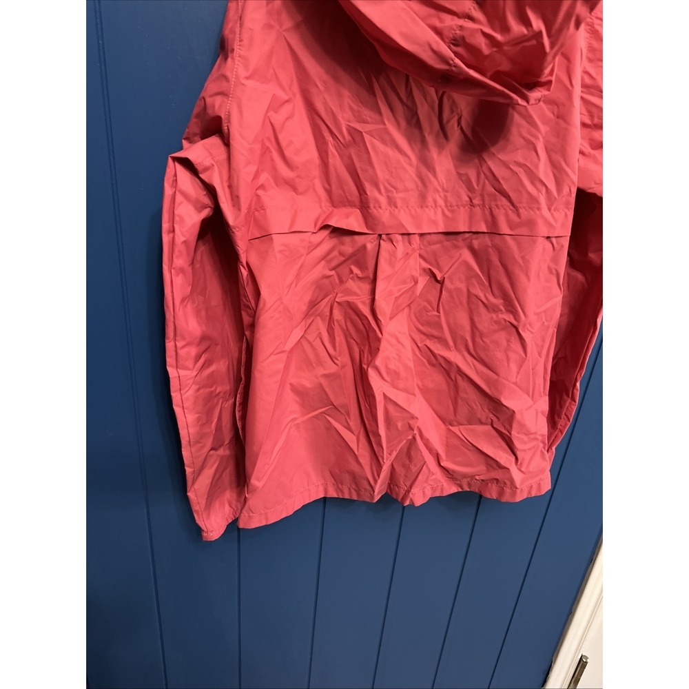 Columbia Girls' Pink Hooded Windbreaker Rain Jacket Shell Size Medium - Picture 7 of 9